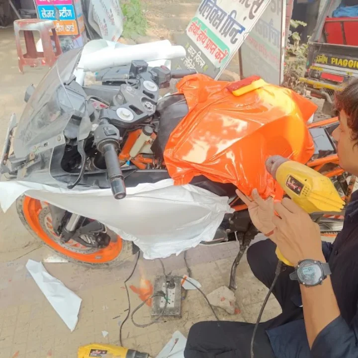 TVS Star City Plus · PPF & lamination